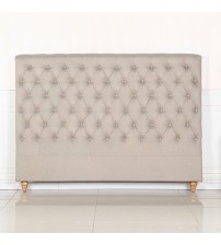 Sean Fabric Bed Headboard In French Provincial Design in Multiple Size and Colors